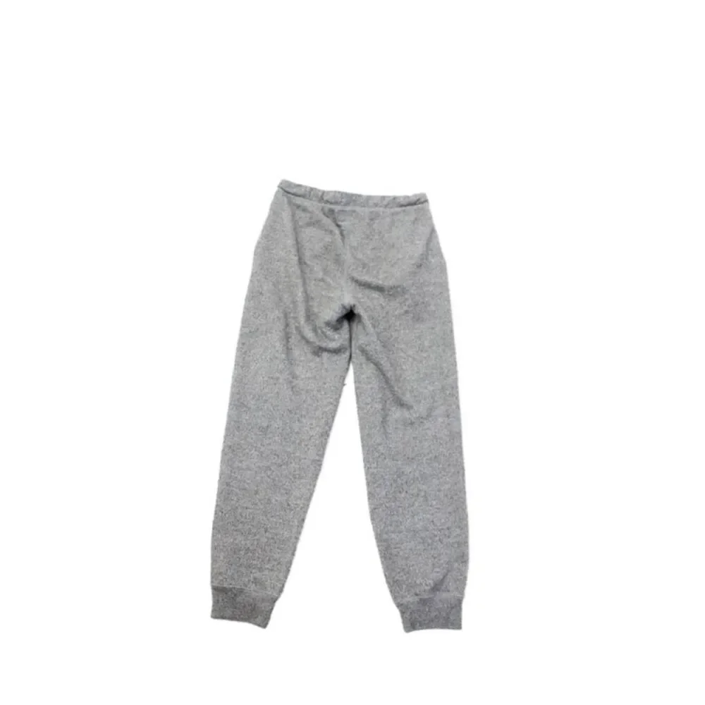 Roots Boys Cotton Drawstring Stretch Straight Sweatpants Gray Size 12